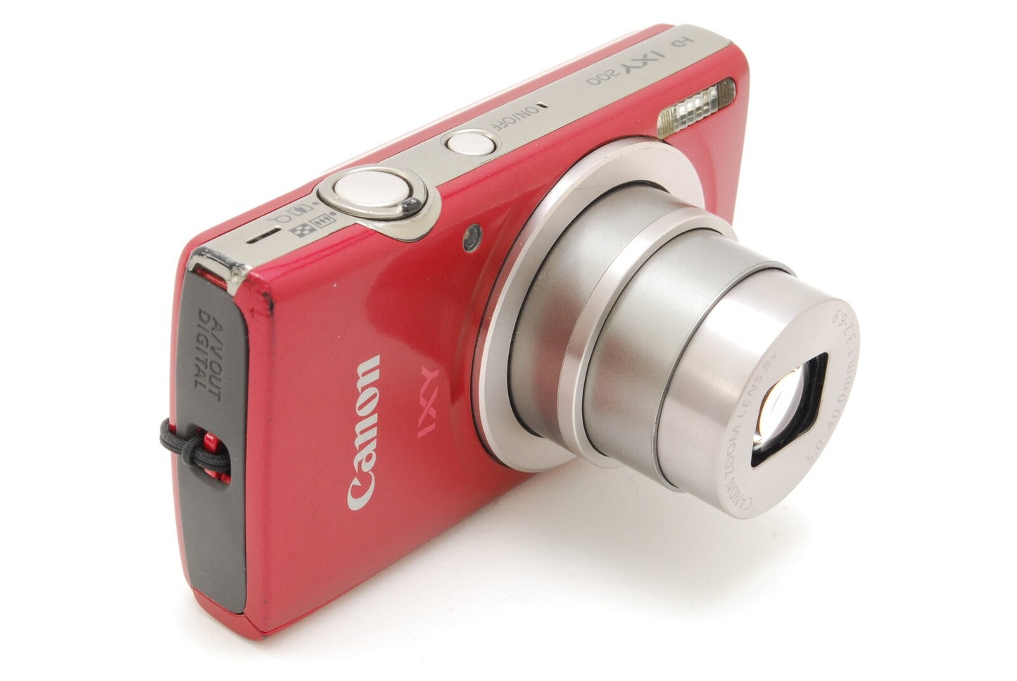 【Exc+5 w /Case】Canon IXY 200 Red PowerShot ELPH  IXUS 20MP Digital Camera JAPAN