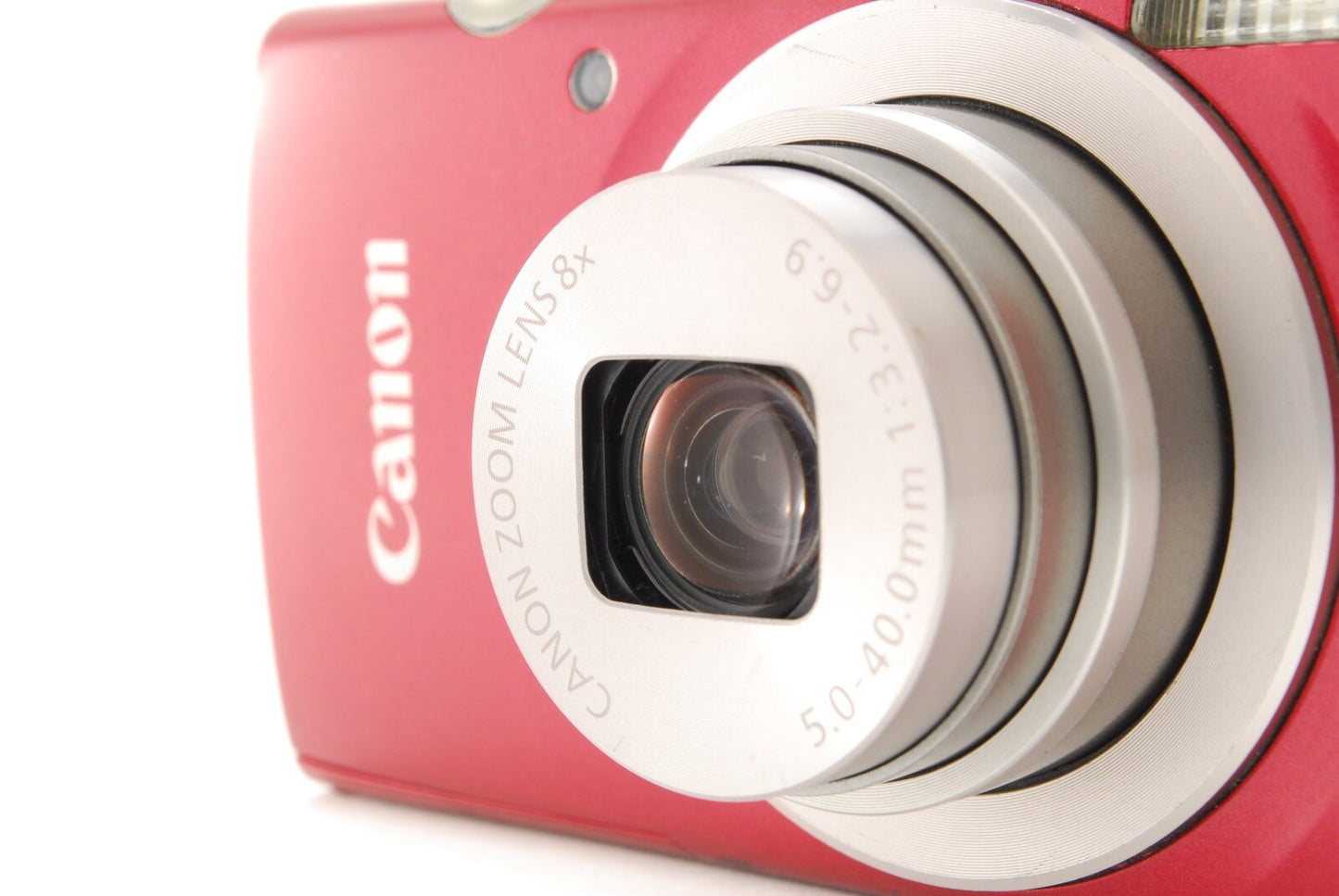 【Exc+5 w /Case】Canon IXY 200 Red PowerShot ELPH  IXUS 20MP Digital Camera JAPAN