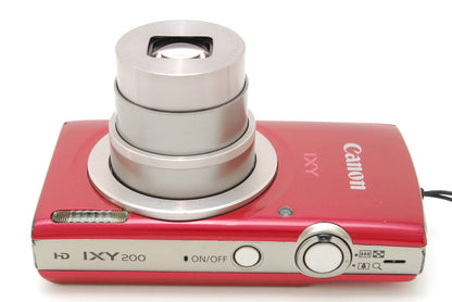 【Exc+5 w /Case】Canon IXY 200 Red PowerShot ELPH  IXUS 20MP Digital Camera JAPAN
