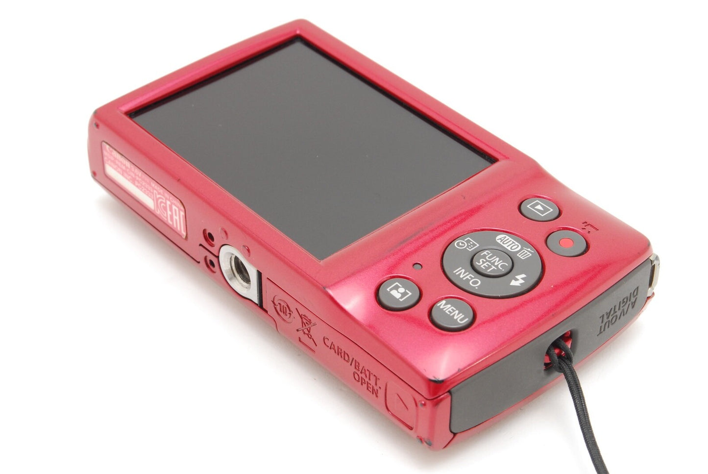 【Exc+5 w /Case】Canon IXY 200 Red PowerShot ELPH  IXUS 20MP Digital Camera JAPAN
